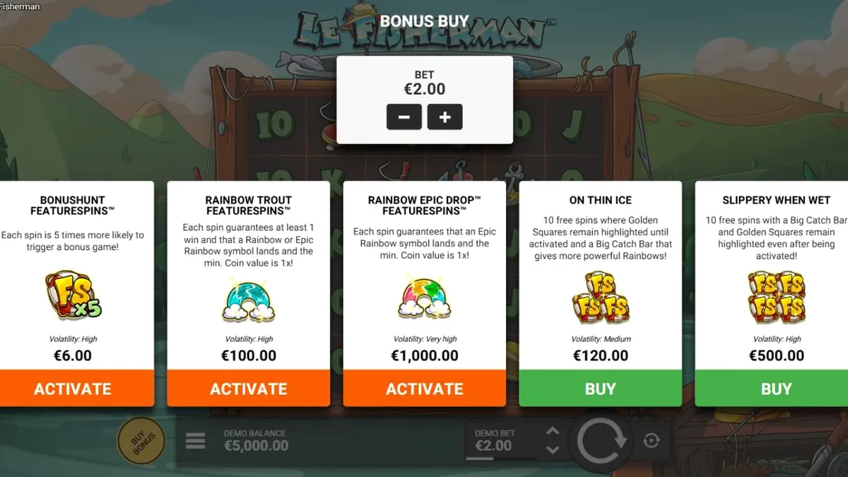 Smokey the Raccoon sa Le Fisherman slot game