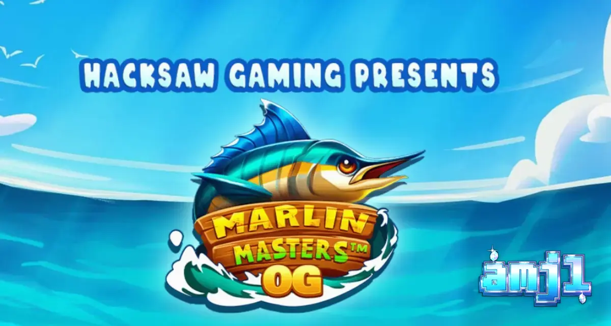 Isang visual na representasyon ng Marlin Masters OG slot na nagpapakita ng mga simbolo ng isda at dagat.